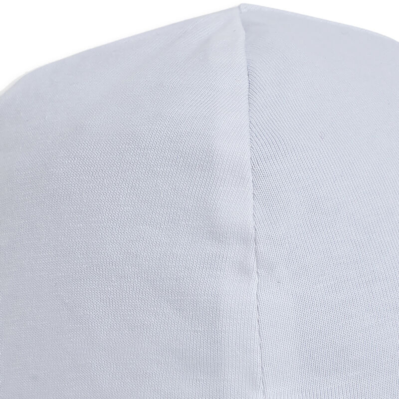 Girls White and Blue Knitted Hat image number 3